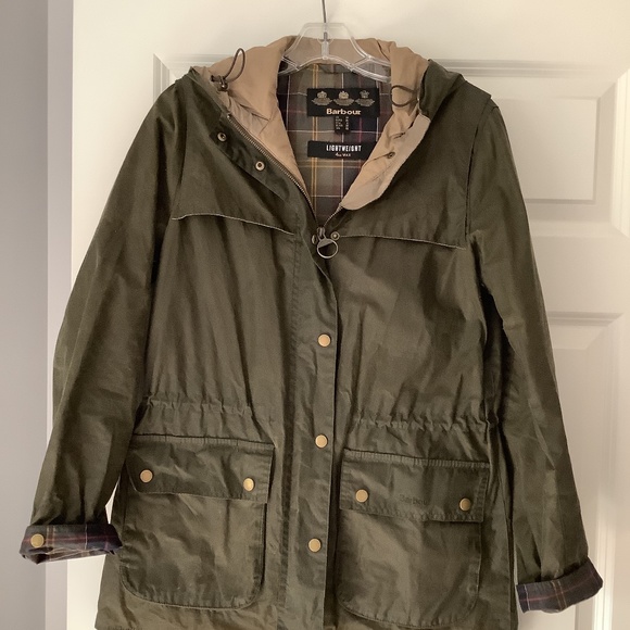 Barbour Lightweight 4oz Wax Jacket With 